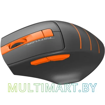 Мышь A4Tech Fstyler FG30S (серый/оранжевый) картинка 2
